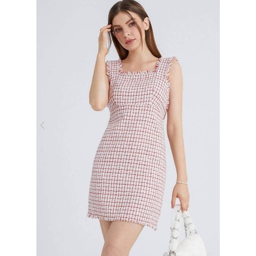NWT Urban Revivo Dress Tweed Mini Dress Size 2